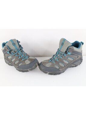 Merrell Moab 3 Mid Womens Size 8 Waterproof Hiking Trekking Mountain Boots Gray